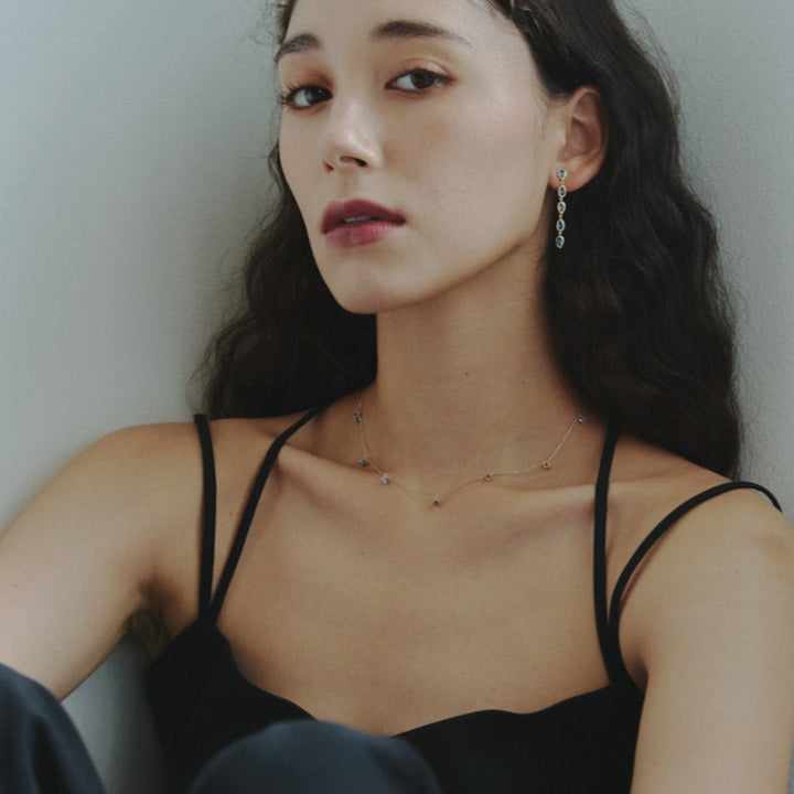 K10YG トパーズ Chain Necklace