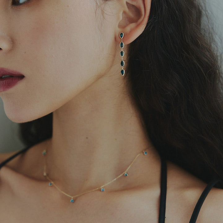 K10YG トパーズ Chain Necklace