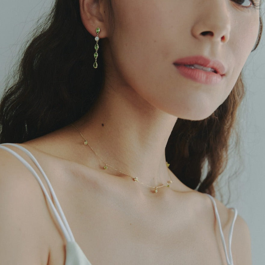 K10YG ペリドット Chain Necklace