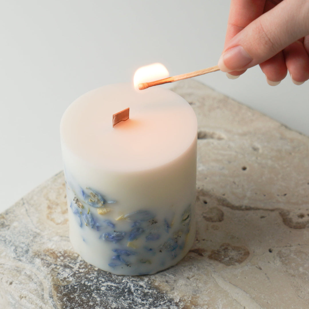 【ao】香りが選べるボタニカルアロマキャンドル