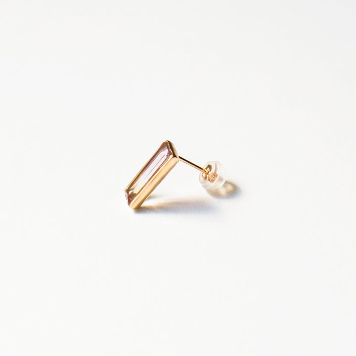 K10YG アメトリン Studs Pierced Earring