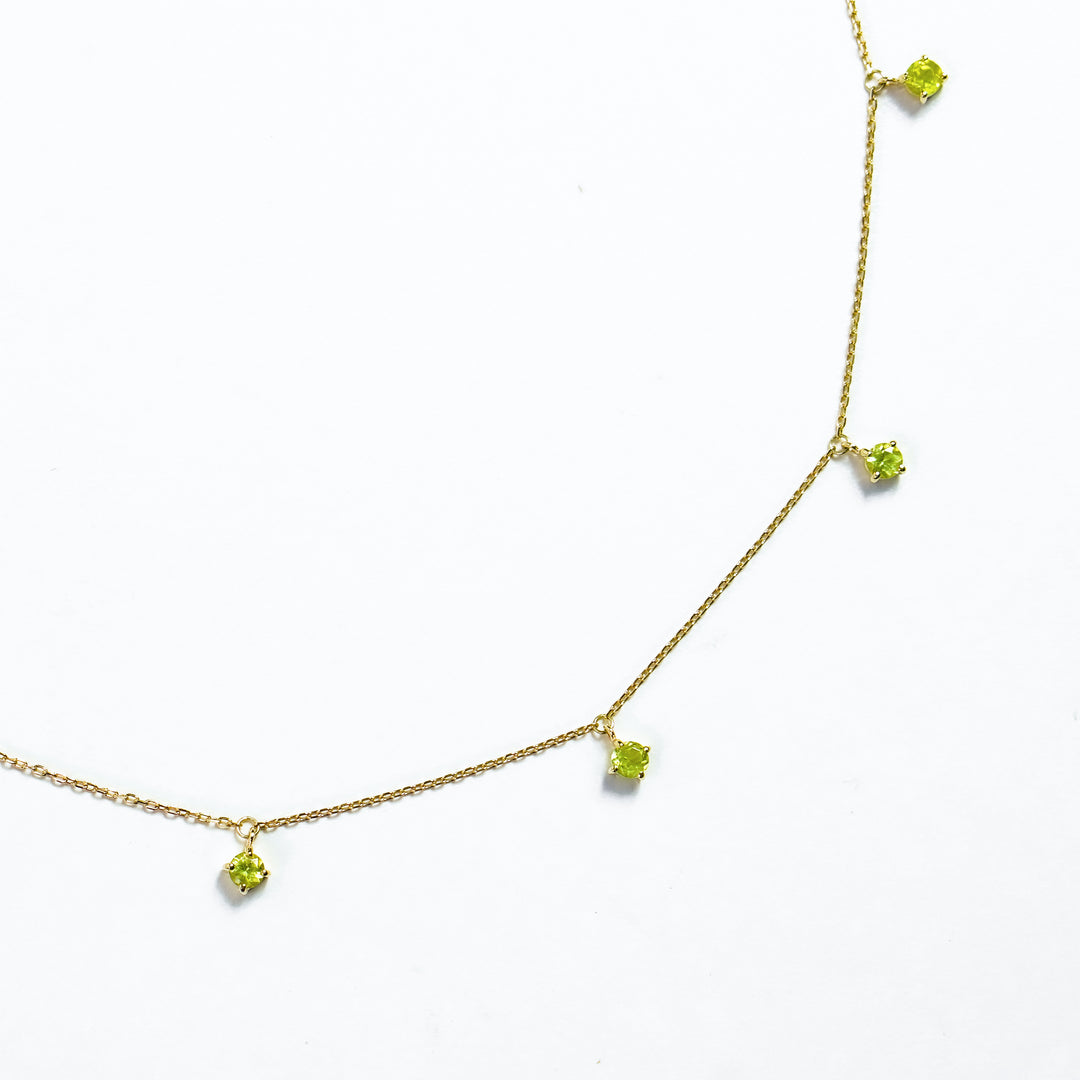 K10YG ペリドット Chain Necklace