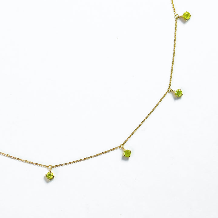 K10YG ペリドット Chain Necklace