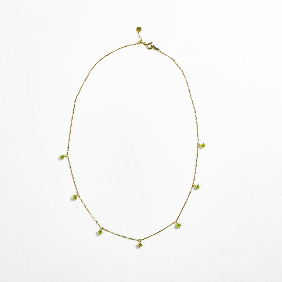 K10YG ペリドット Chain Necklace