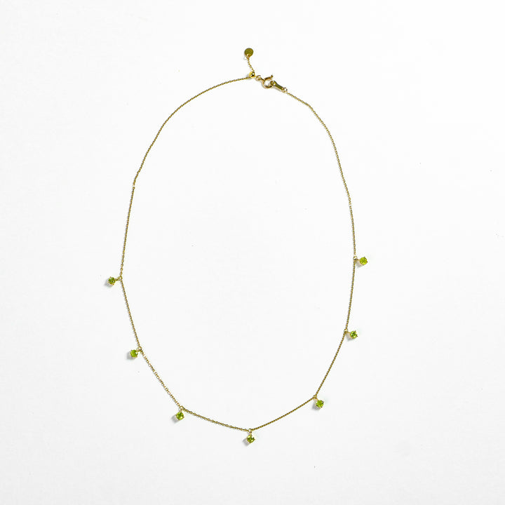 K10YG ペリドット Chain Necklace
