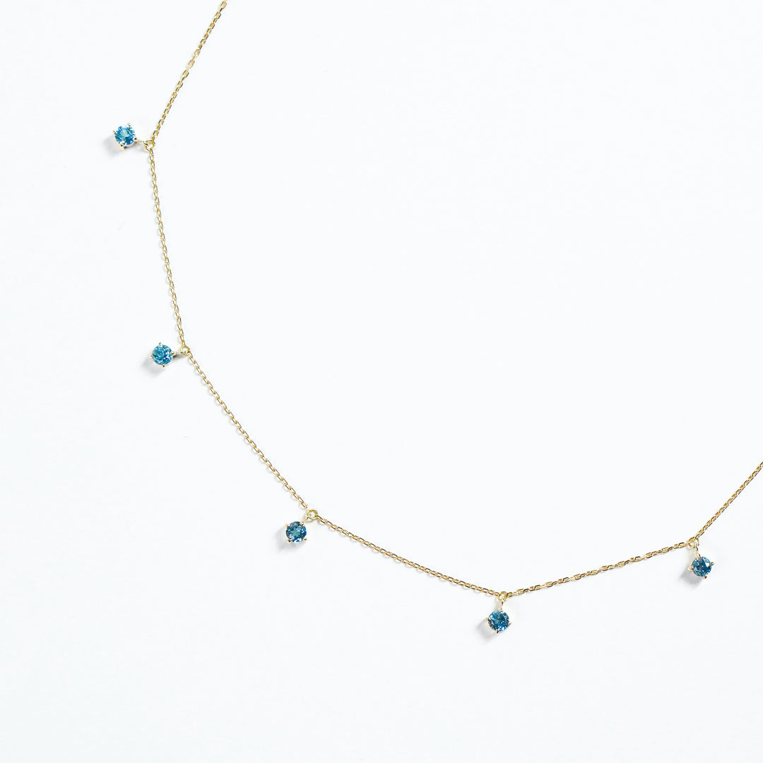 K10YG トパーズ Chain Necklace