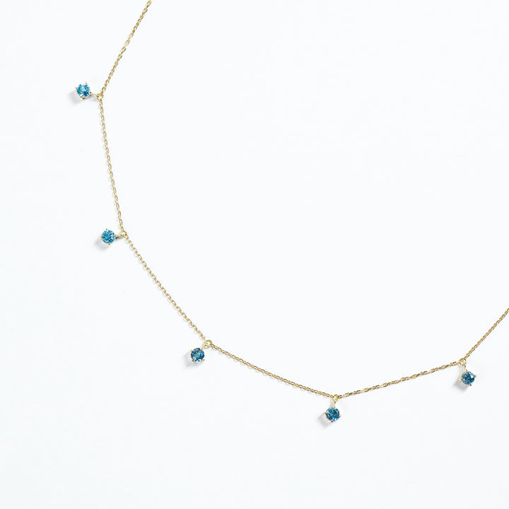 K10YG トパーズ Chain Necklace