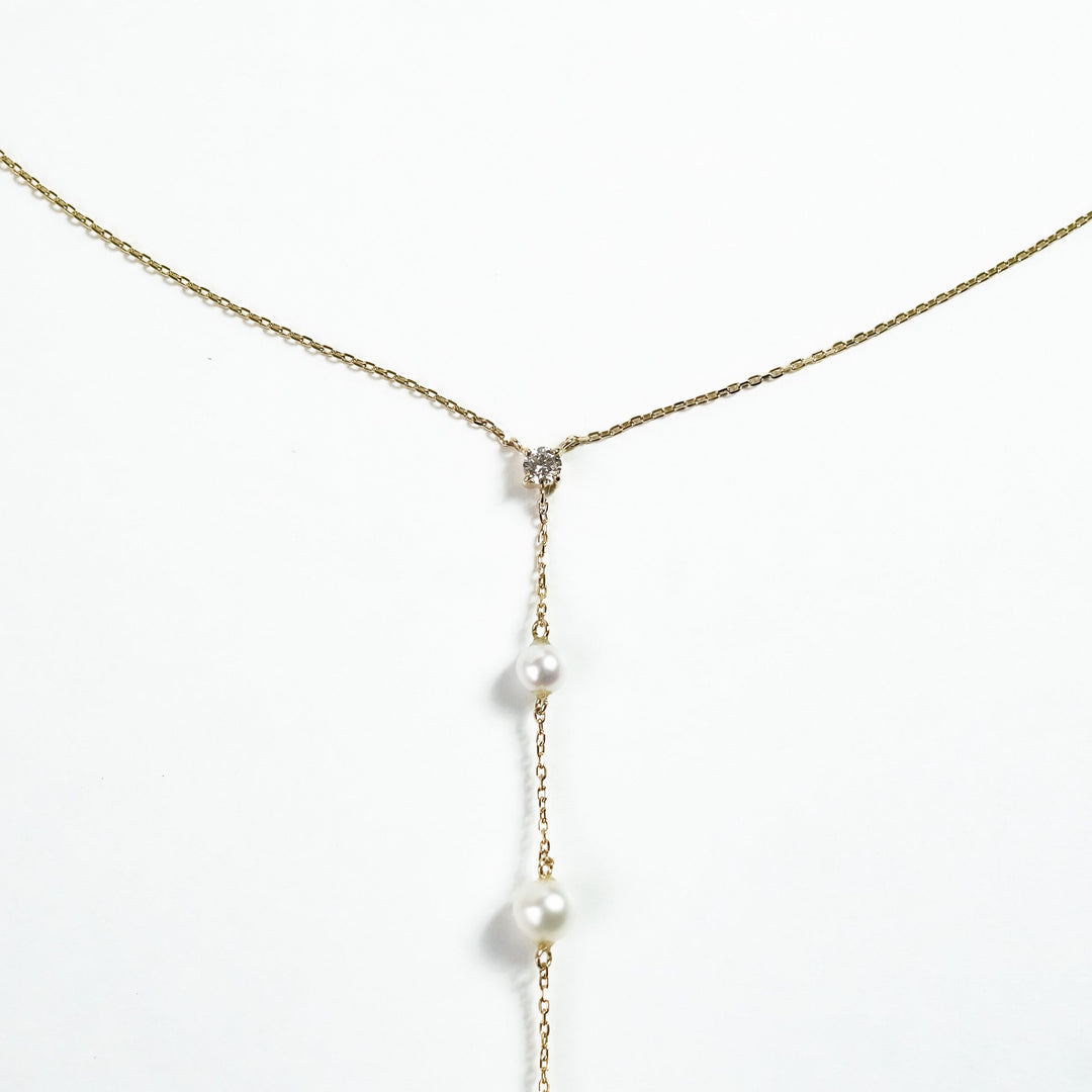 K10YG パール Necklace