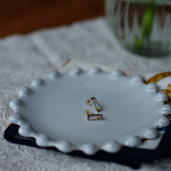 K10YG アメトリン Studs Pierced Earring