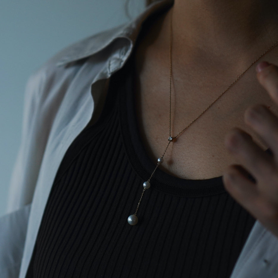 K10YG パール Necklace