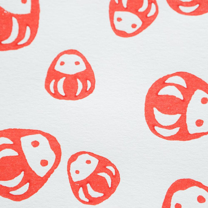 京版画のポストカード(ねこづくし / だるまづくし)