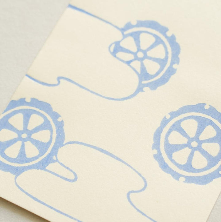 京版画のポストカード(雪車 / 日の鯛)