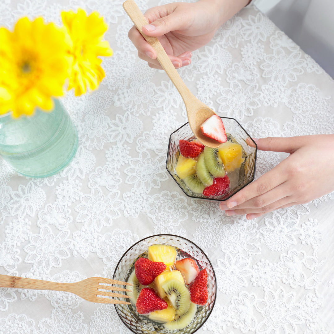 100%竹から作られたバンブーカトラリーセット