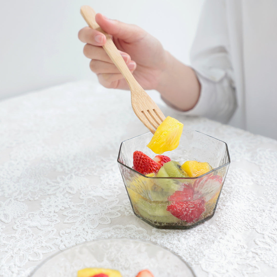 100%竹から作られたバンブーカトラリーセット