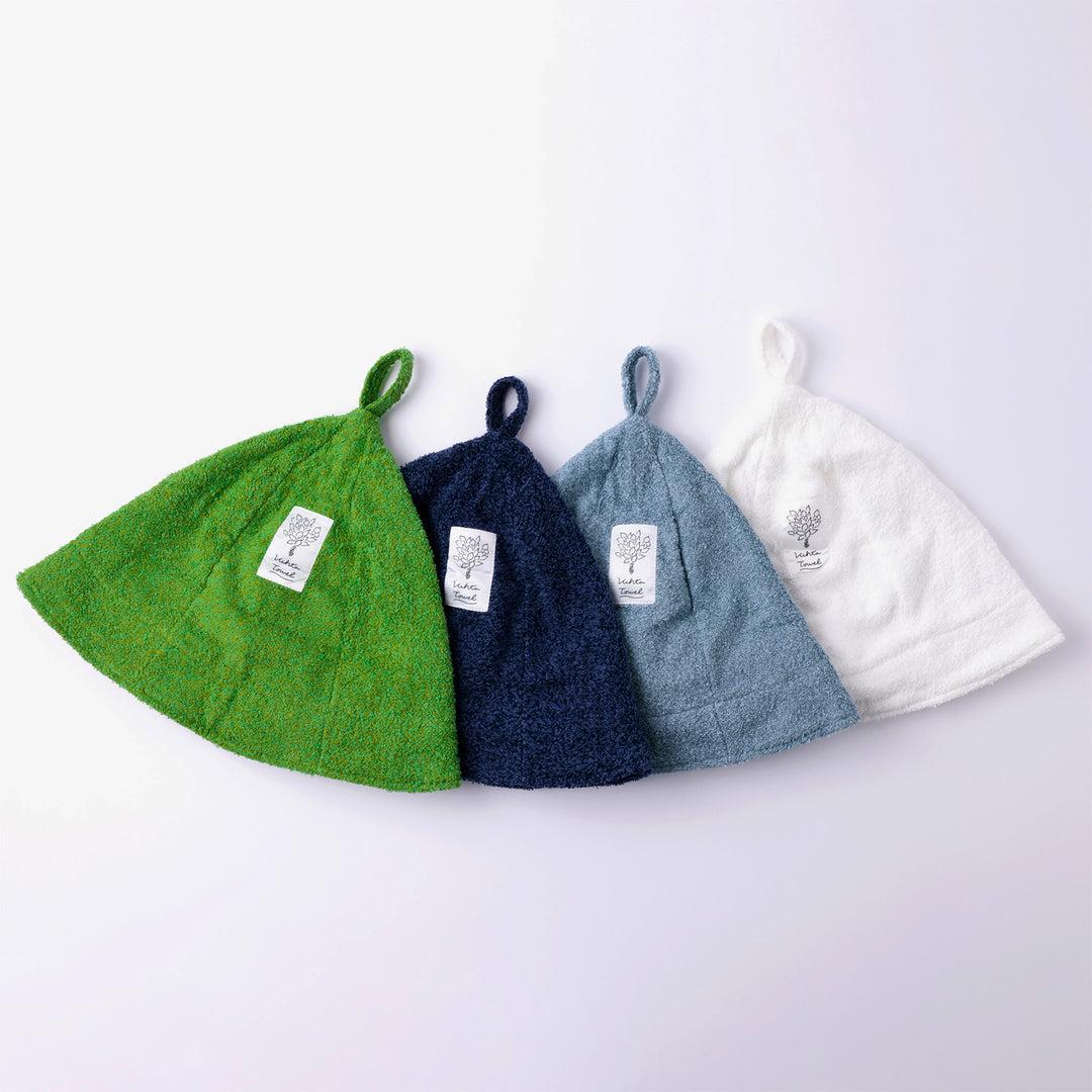 【フィンランド政府観光局監修】白樺の繊維で作ったサウナハット 4色