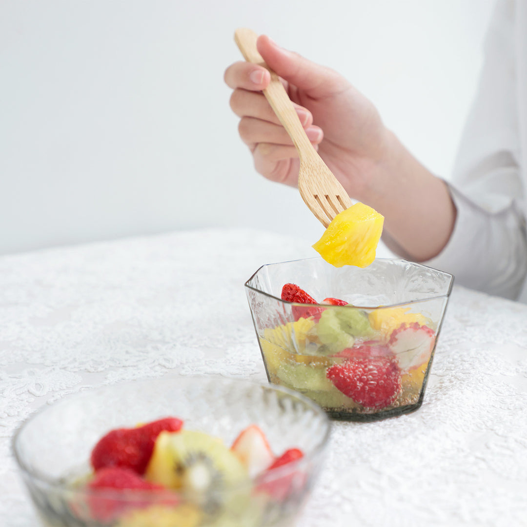 100%竹から作られたバンブーカトラリーセット