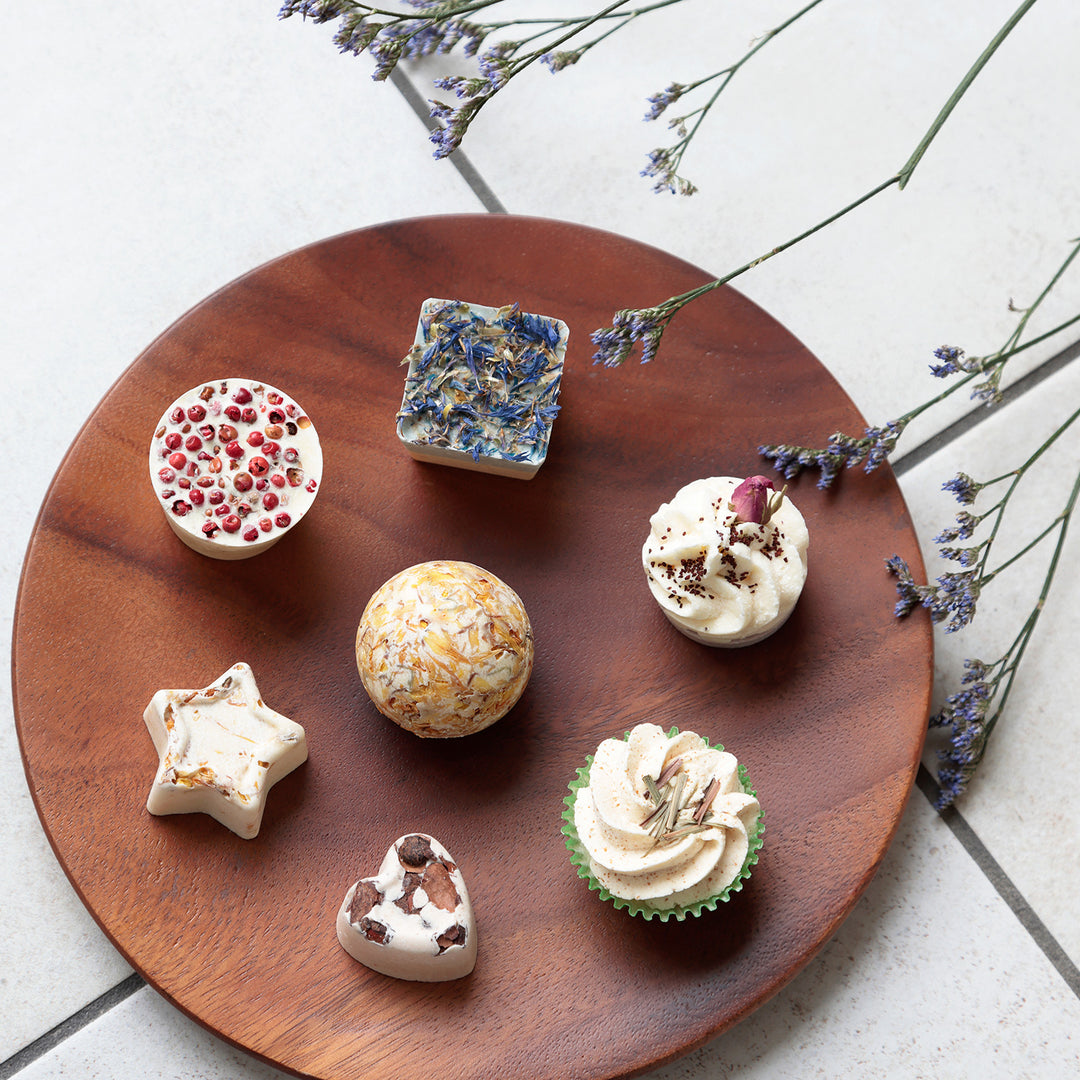 オーガニック&手作りにこだわった入浴剤バスボム 3個セット