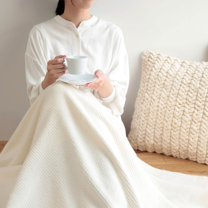 オーガニックコットンを使用したブランケット2種