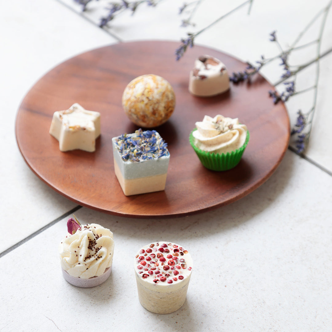 オーガニック&手作りにこだわった入浴剤バスボム 3個セット