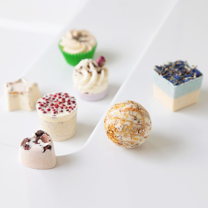 オーガニック&手作りにこだわった入浴剤バスボム 3個セット