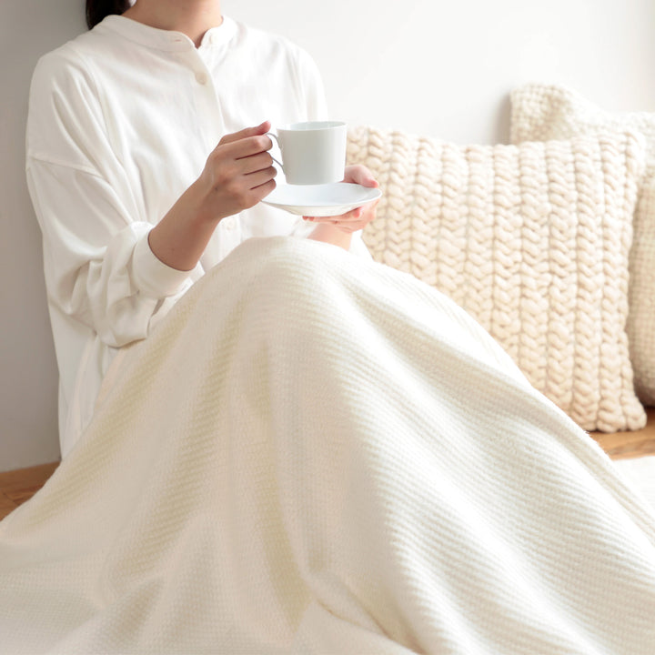 オーガニックコットンを使用したブランケット2種