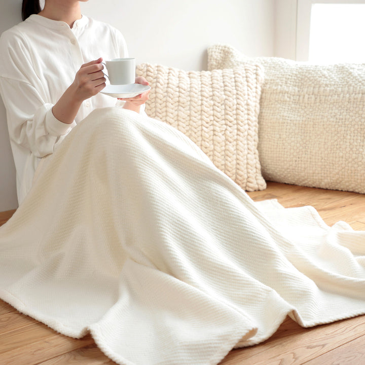 オーガニックコットンを使用したブランケット2種