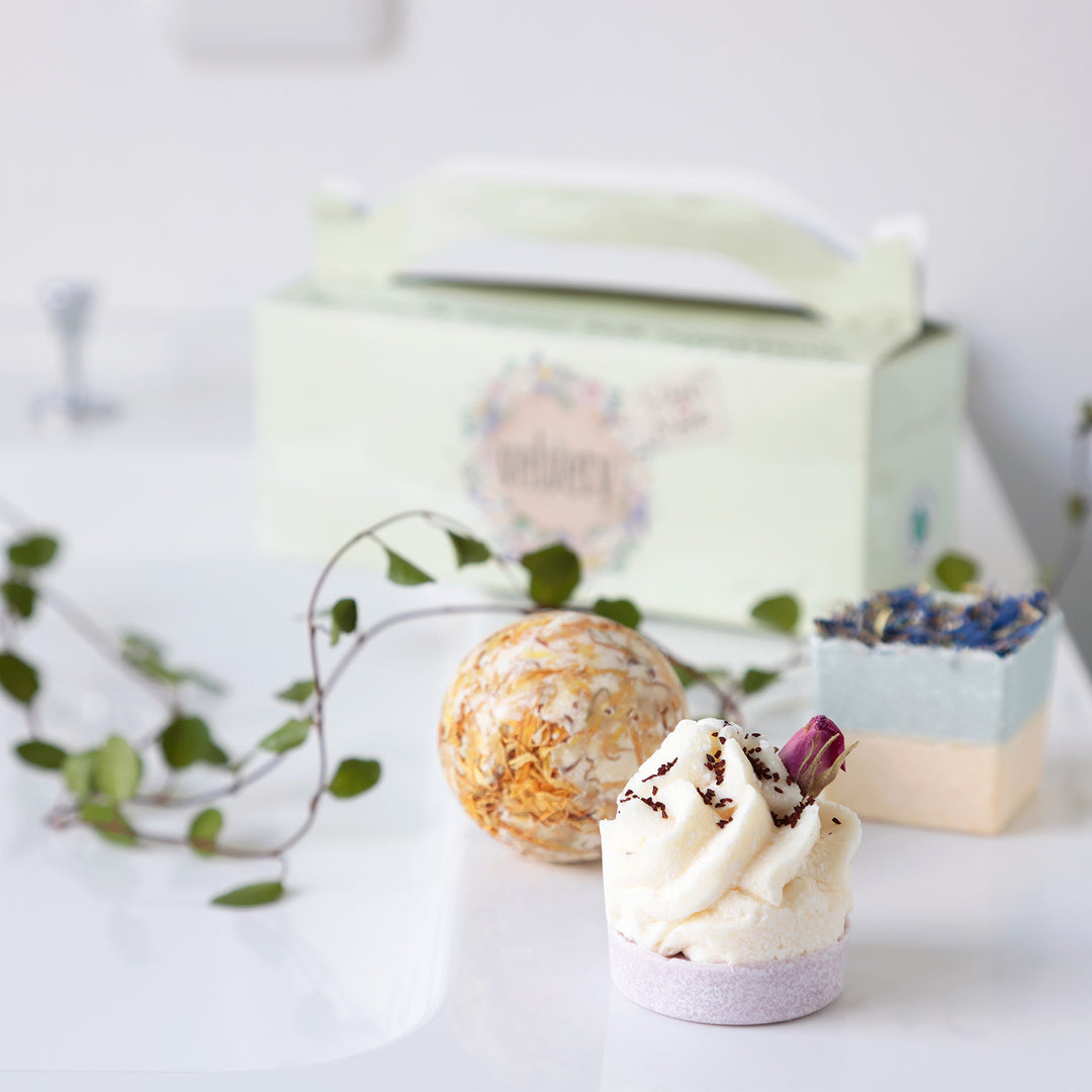 オーガニック&手作りにこだわった入浴剤バスボム 3個セット