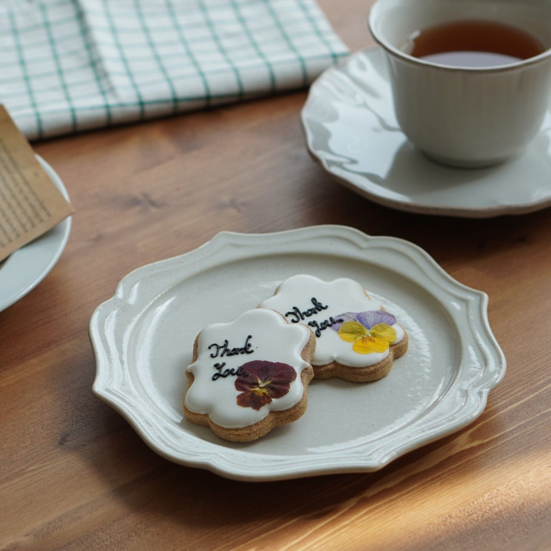 Thank youを贈る お花のアイシングクッキー 5枚セット – LILOCLE Thank youを贈る お花のアイシングクッキー 5枚セット – LILOCLE