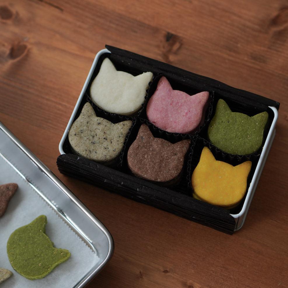 ラポートブルー × リロクル 限定エシカルクッキー缶