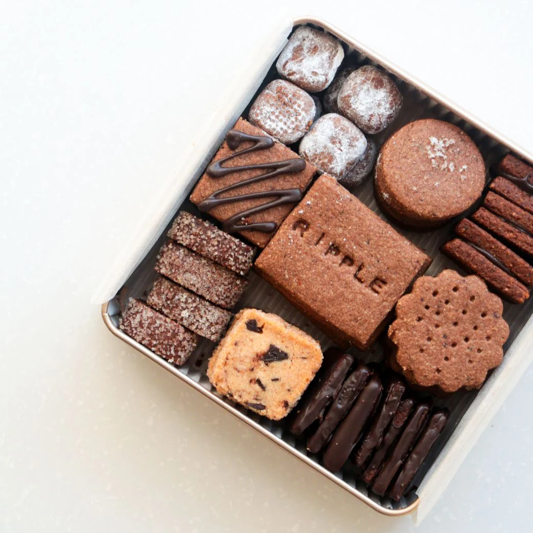 D0013-6 【グルテンフリー＆ヴィーガン対応】バレンタイン限定 チョコクッキー缶