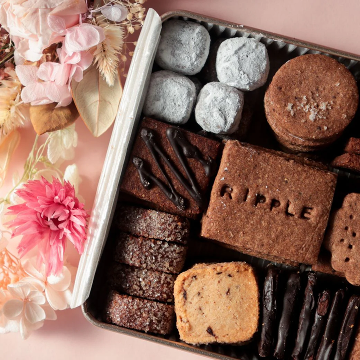 D0013-6 【グルテンフリー＆ヴィーガン対応】バレンタイン限定 チョコクッキー缶