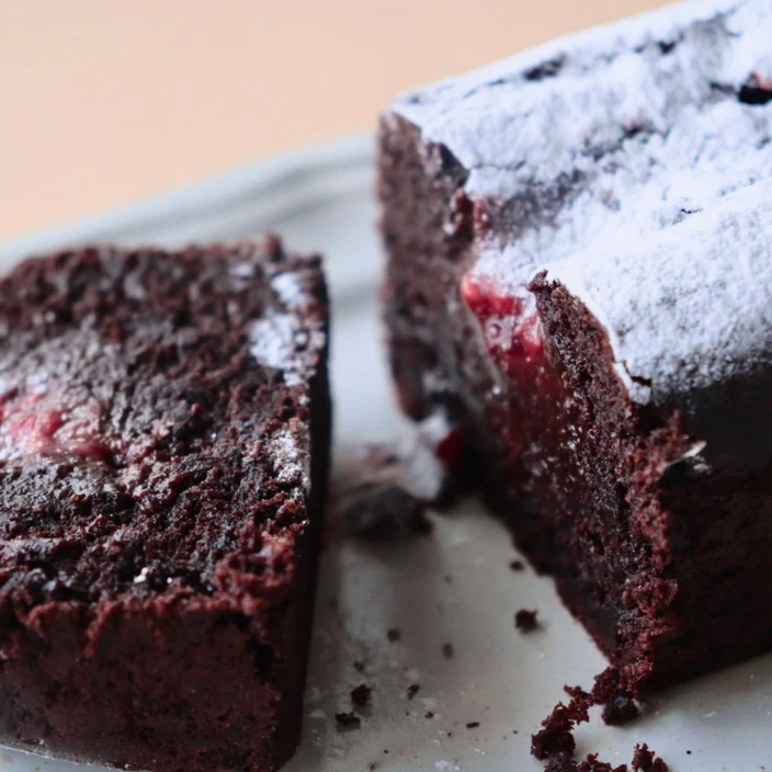 D0013-4 【グルテンフリー＆ヴィーガン対応】バレンタイン限定 ラズベリーガトーショコラ