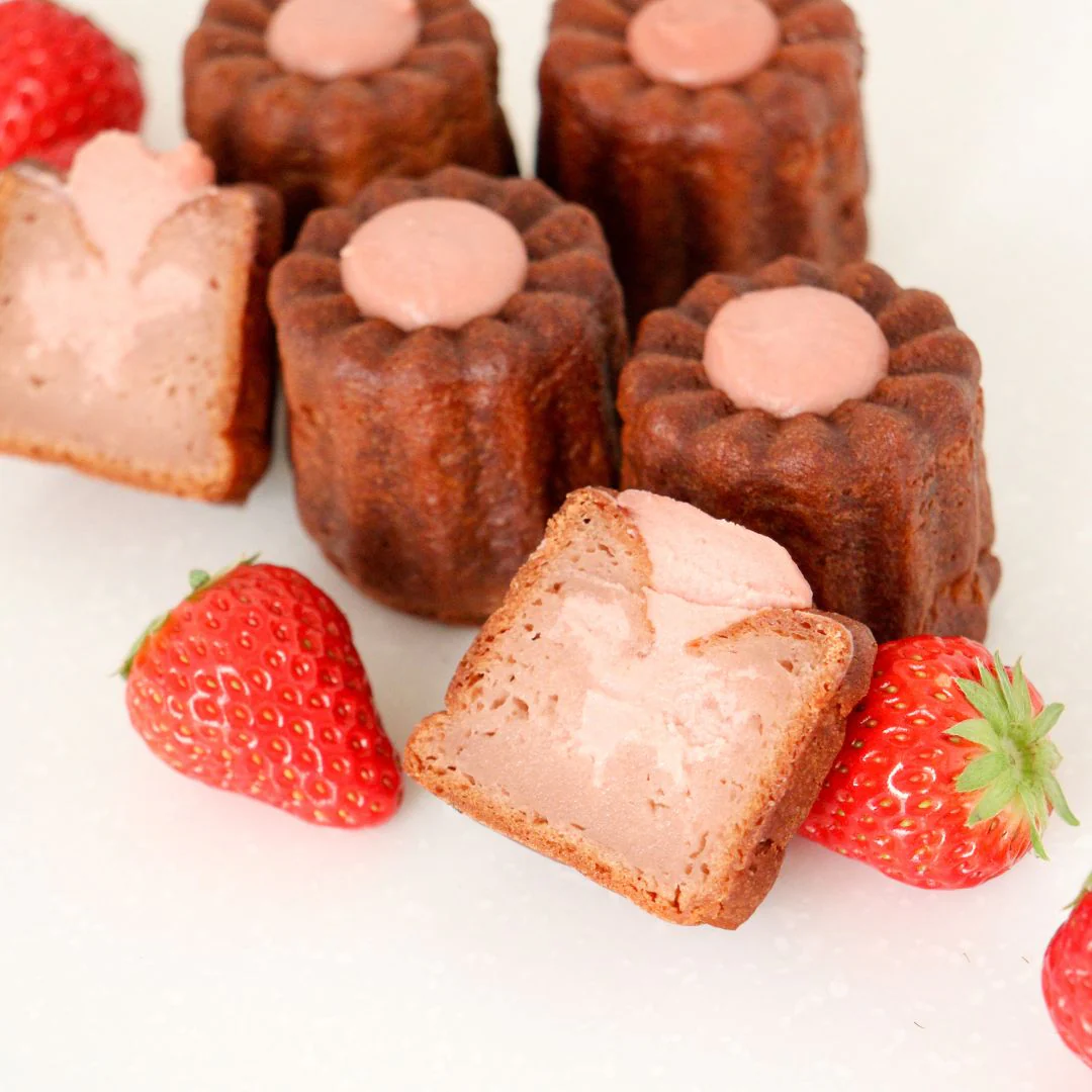 D0013-7 【グルテンフリー＆ヴィーガン対応】バレンタイン限定 苺チョコカヌレ